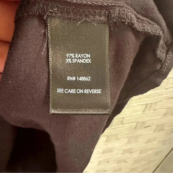 Torrid black t shirt with purple butterfly design in excellent condition size1X - Picture 8 of 8